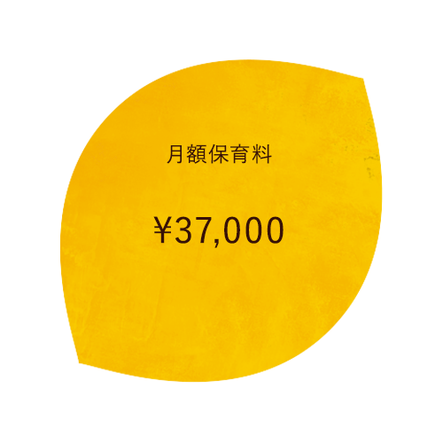 月額保育料 ¥37,000